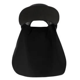 Trail Running Flexible Desert Cap - Black