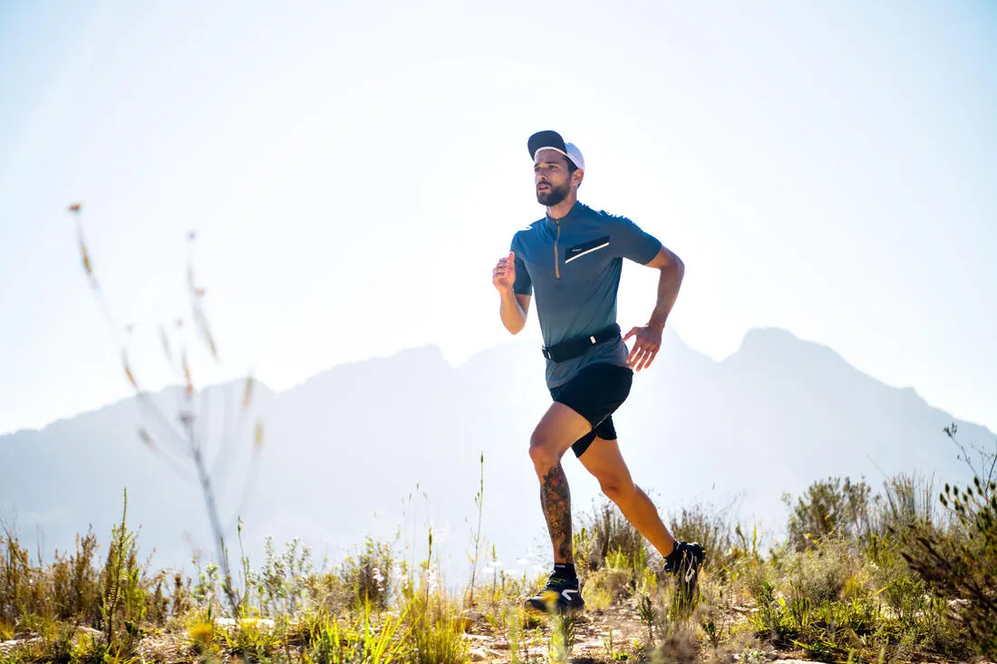 Trail Running Flexible Desert Cap - Black