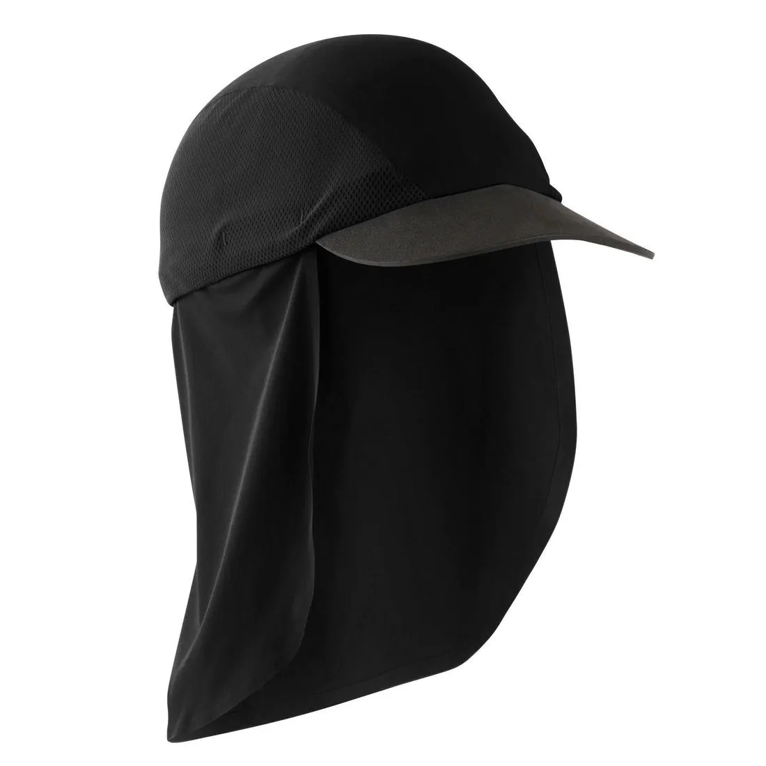 Trail Running Flexible Desert Cap - Black