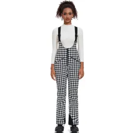 Unique Houndstooth One-piece Ski Jumpsuits Snowsuits