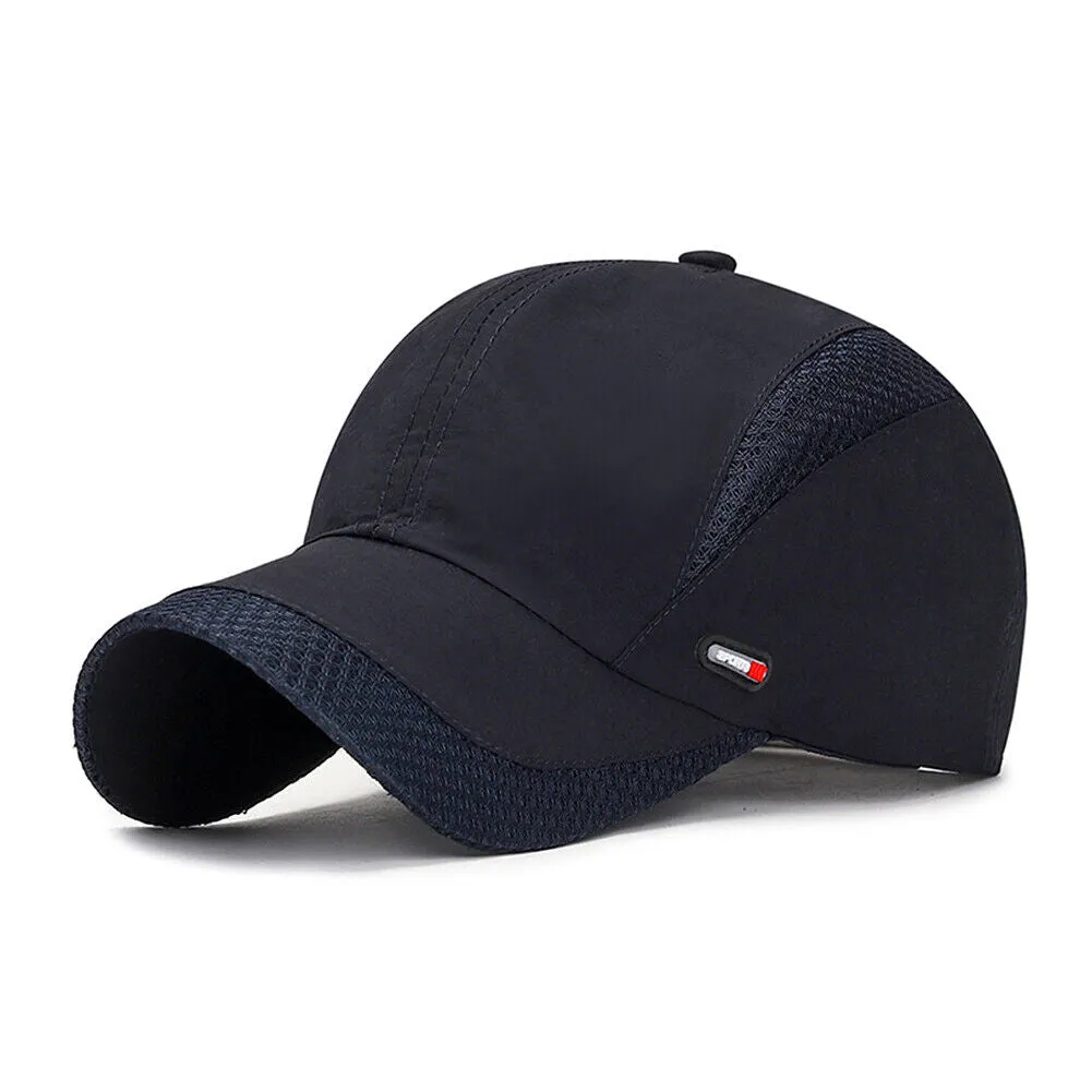 US 1-2Pcs All Season Airy Mesh Thin Quick Dry Baseball Cap Hat UV Protect Sports