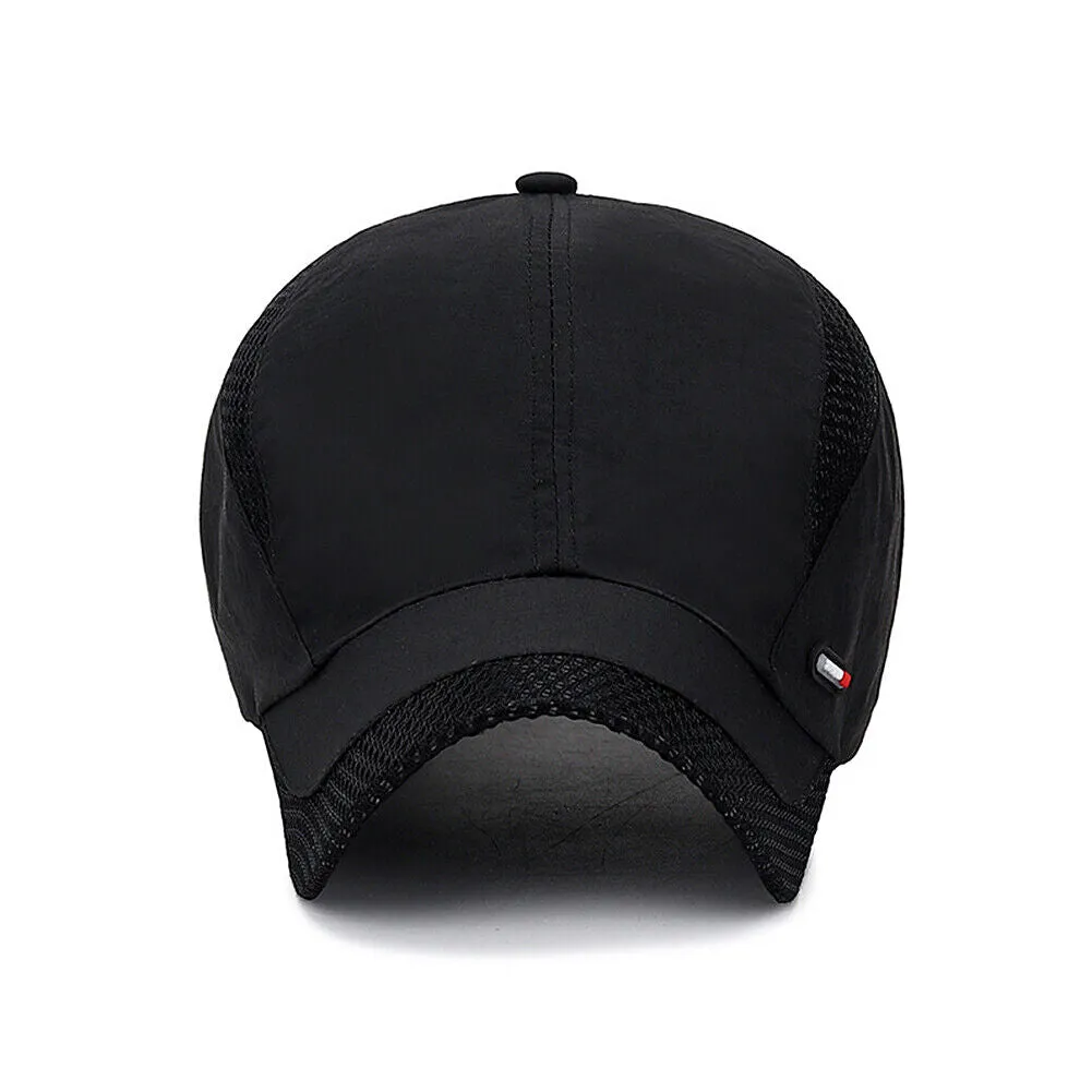 US 1-2Pcs All Season Airy Mesh Thin Quick Dry Baseball Cap Hat UV Protect Sports