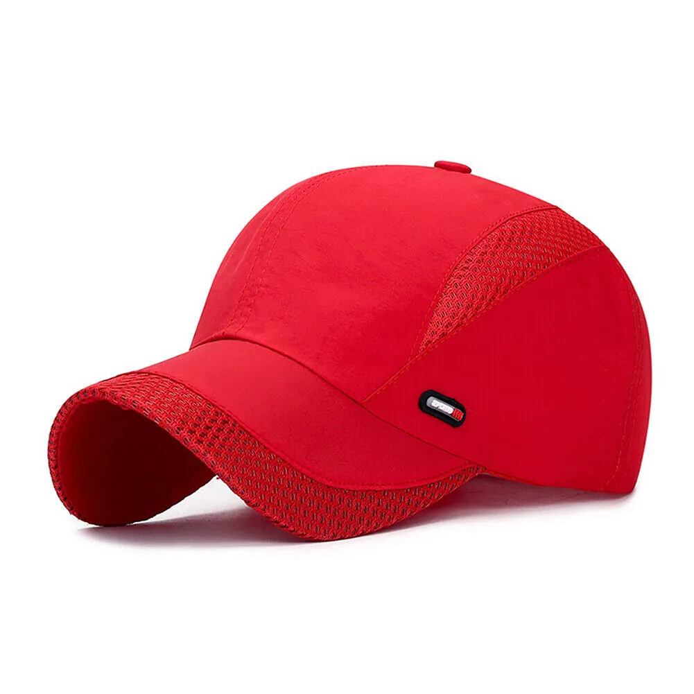 US 1-2Pcs All Season Airy Mesh Thin Quick Dry Baseball Cap Hat UV Protect Sports