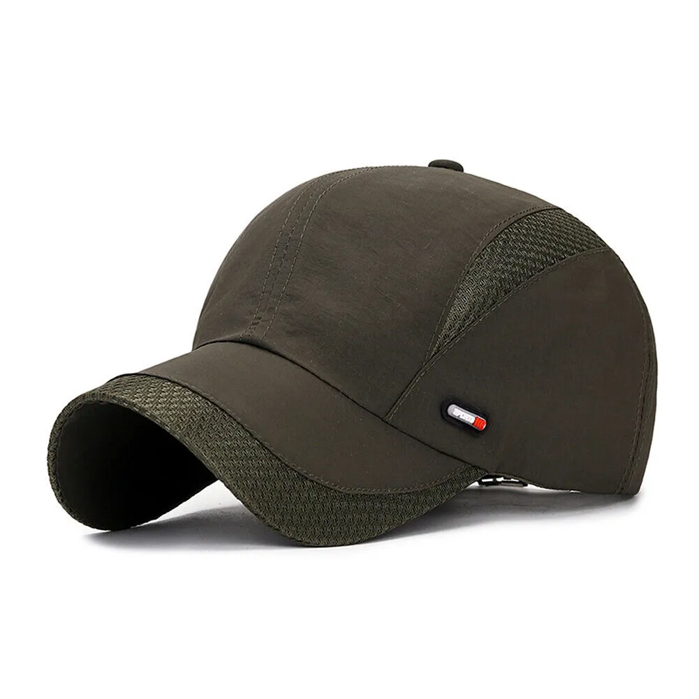 US 1-2Pcs All Season Airy Mesh Thin Quick Dry Baseball Cap Hat UV Protect Sports