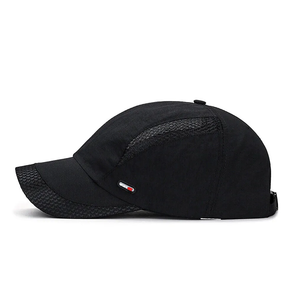 US 1-2Pcs All Season Airy Mesh Thin Quick Dry Baseball Cap Hat UV Protect Sports