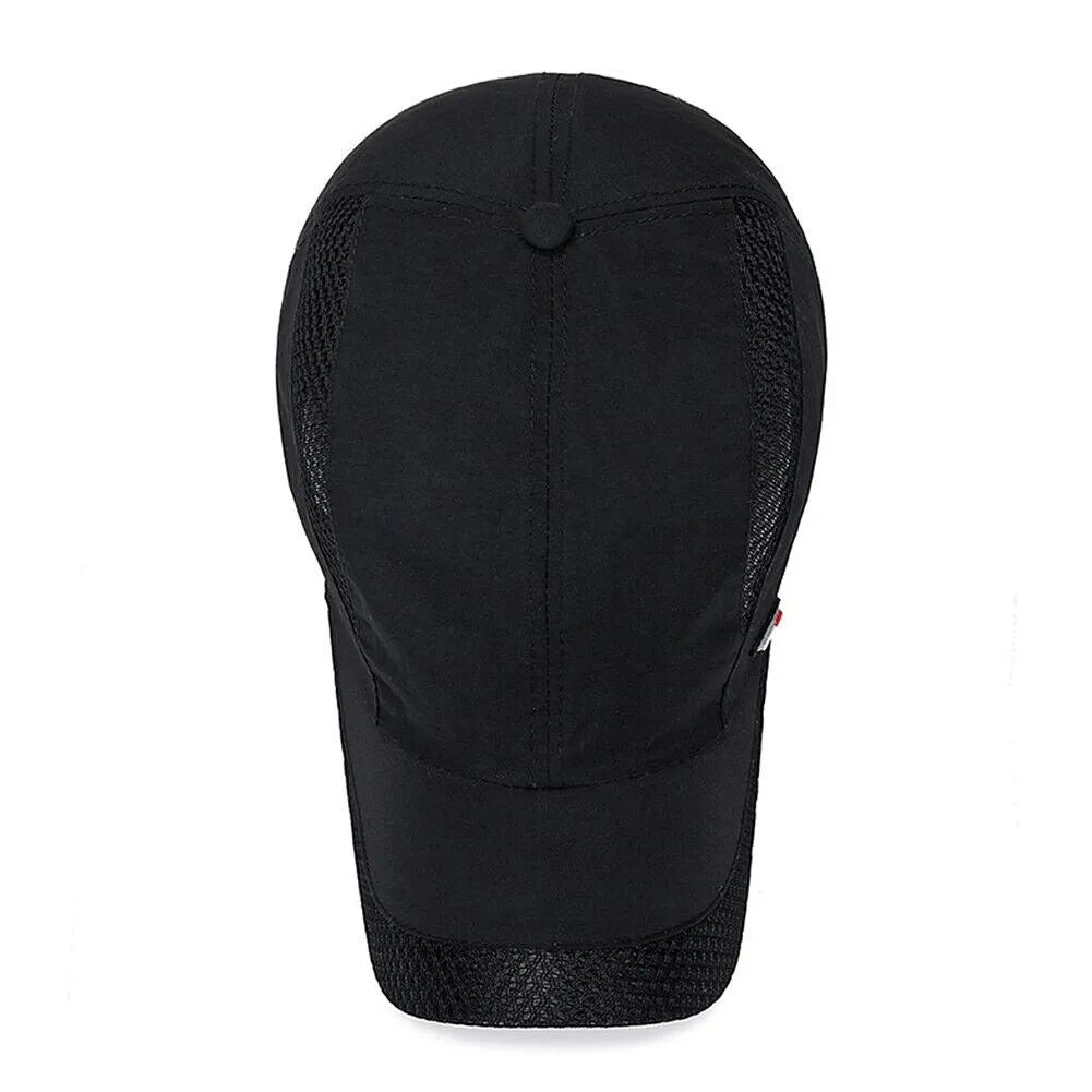 US 1-2Pcs All Season Airy Mesh Thin Quick Dry Baseball Cap Hat UV Protect Sports