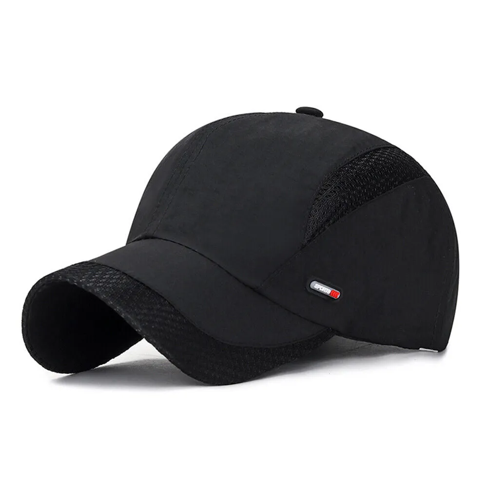 US 1-2Pcs All Season Airy Mesh Thin Quick Dry Baseball Cap Hat UV Protect Sports