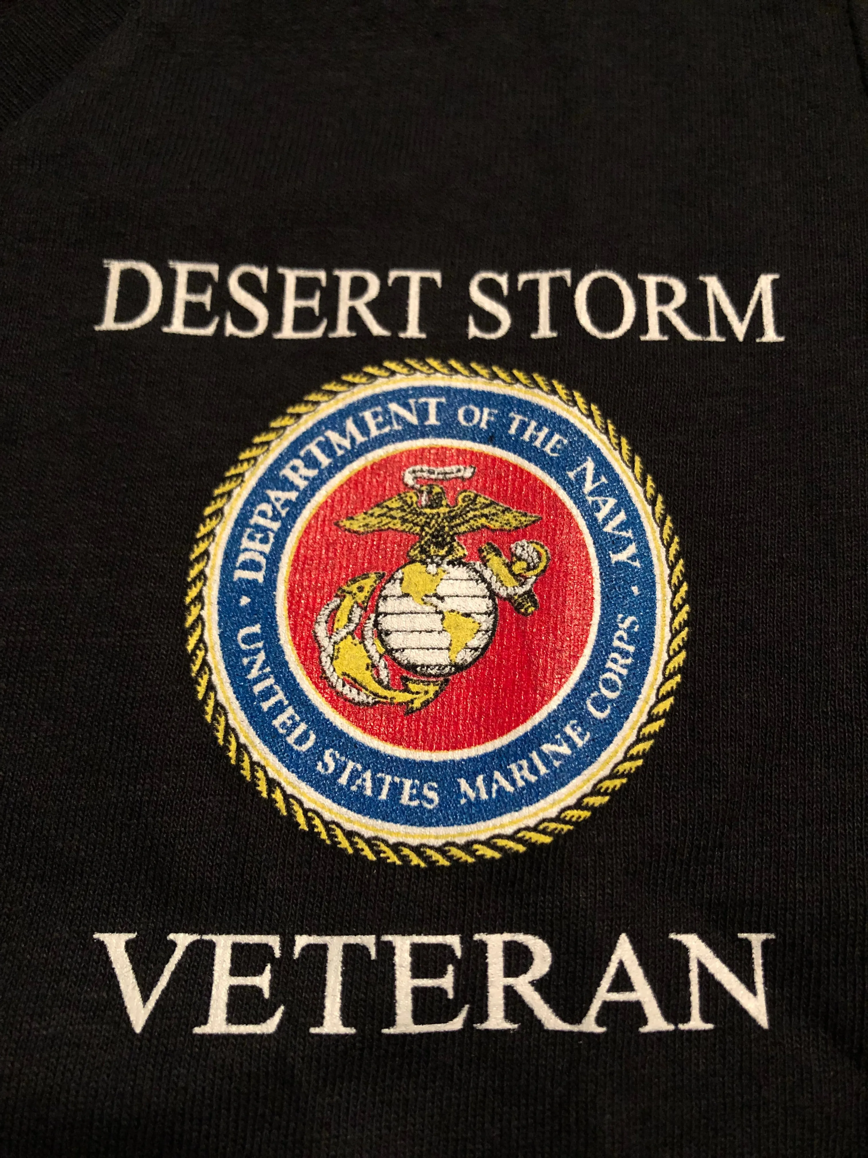 USMC Desert Storm Veteran (Ladies V-neck) [final clearance]