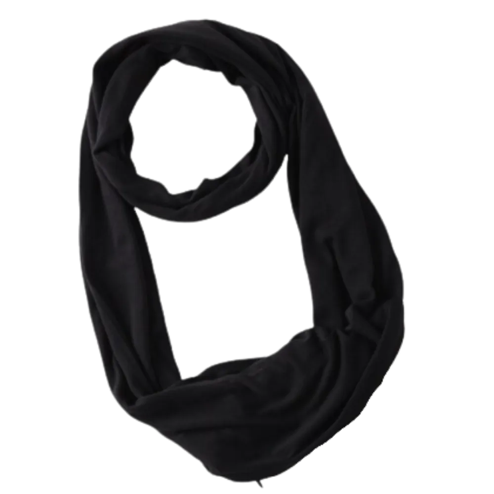 Warm Muffler With Hidden Pocket