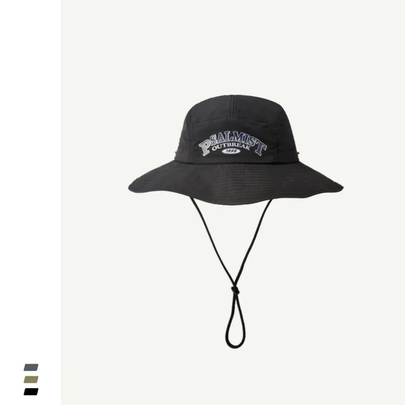 Wholesale Quick Dry Sunscreen Lettering Polyester Bucket Hat