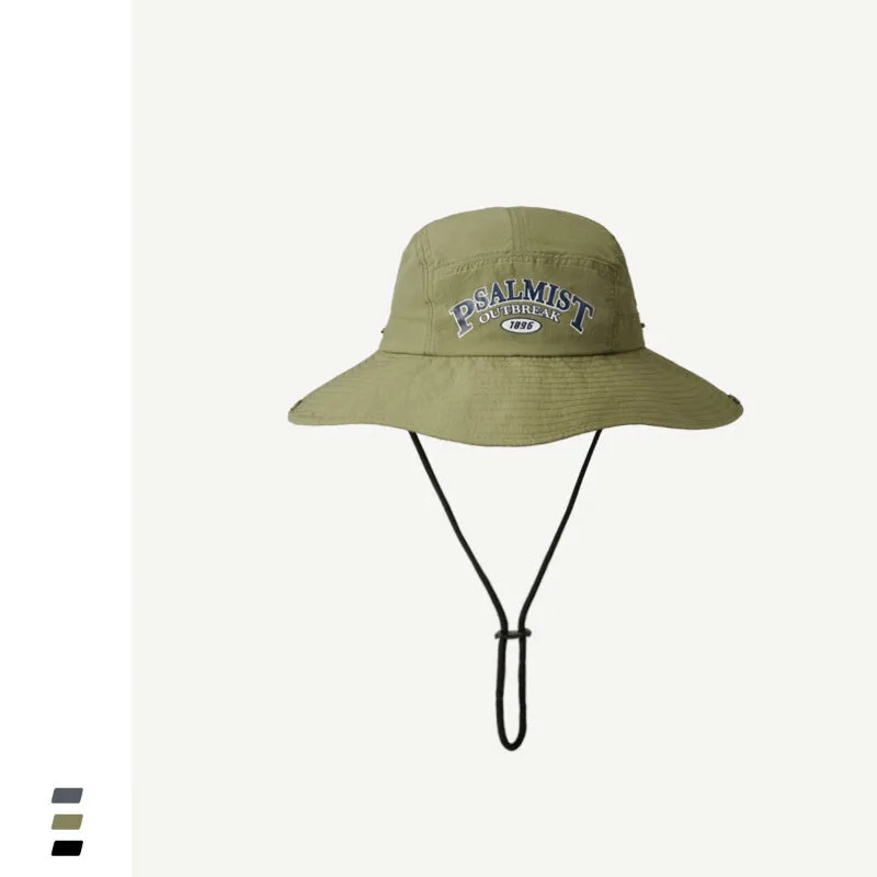 Wholesale Quick Dry Sunscreen Lettering Polyester Bucket Hat
