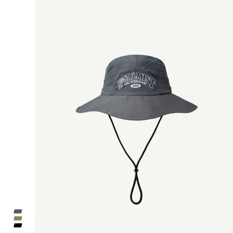 Wholesale Quick Dry Sunscreen Lettering Polyester Bucket Hat