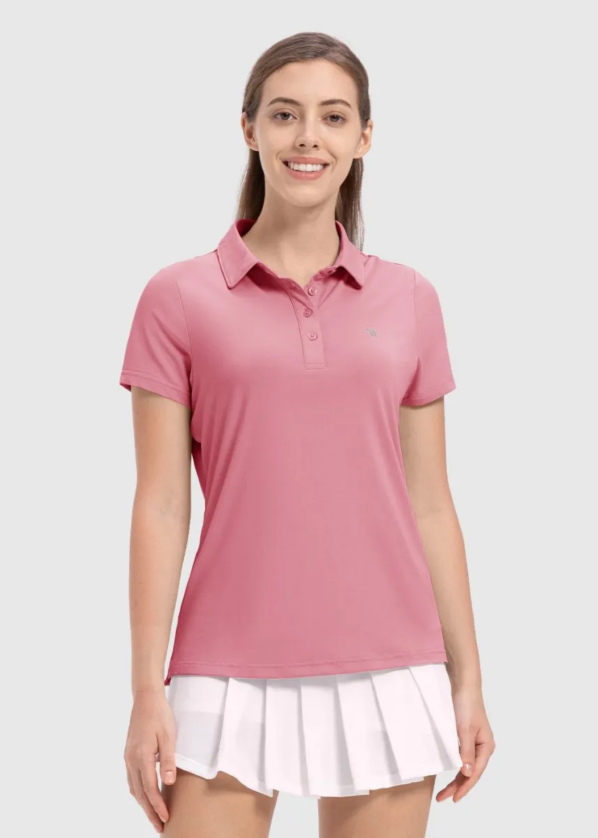 Women's 4-Button Quick Dry Polo Shirts