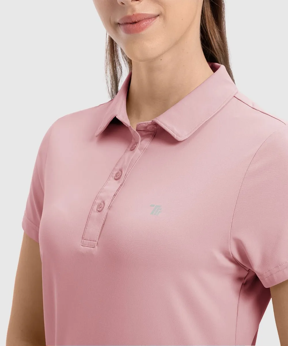 Women's 4-Button Quick Dry Polo Shirts