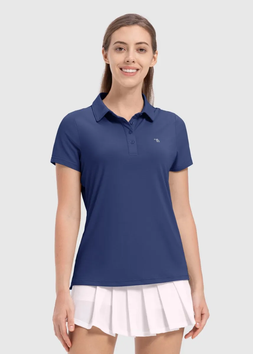 Women's 4-Button Quick Dry Polo Shirts