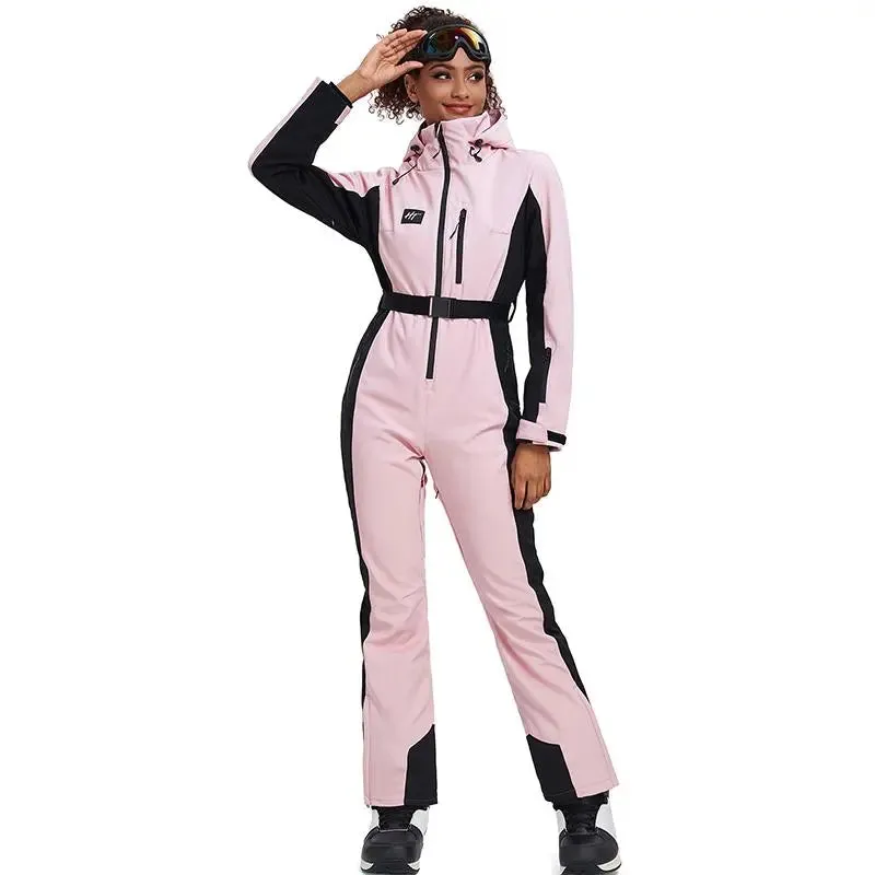 Women's Ski Suit One Piece Jumpsuits Snowsuits